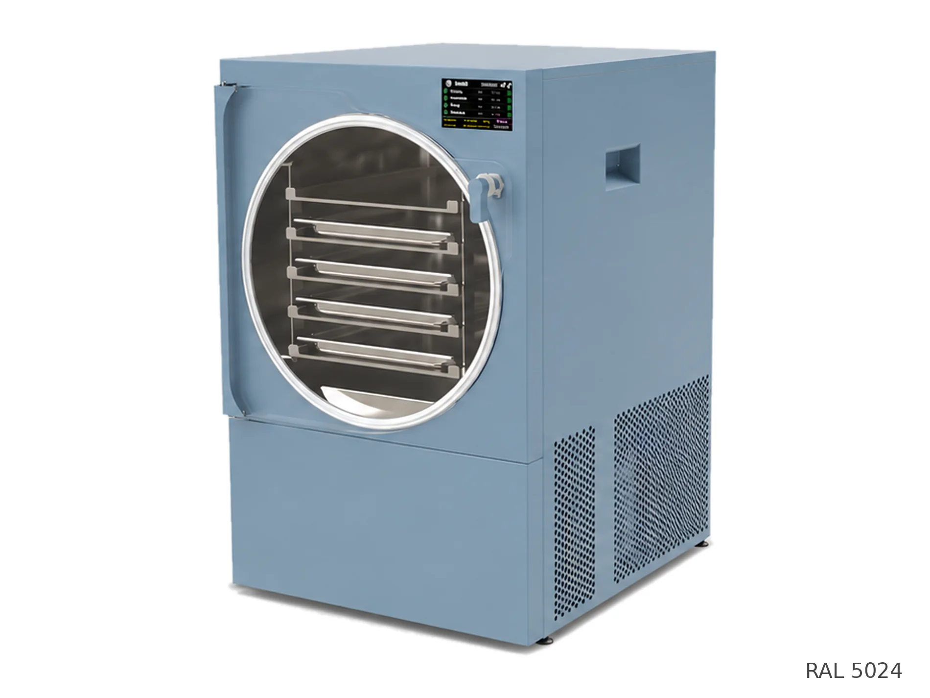 LEO-004 freeze dryer — RAL 5024 finish
