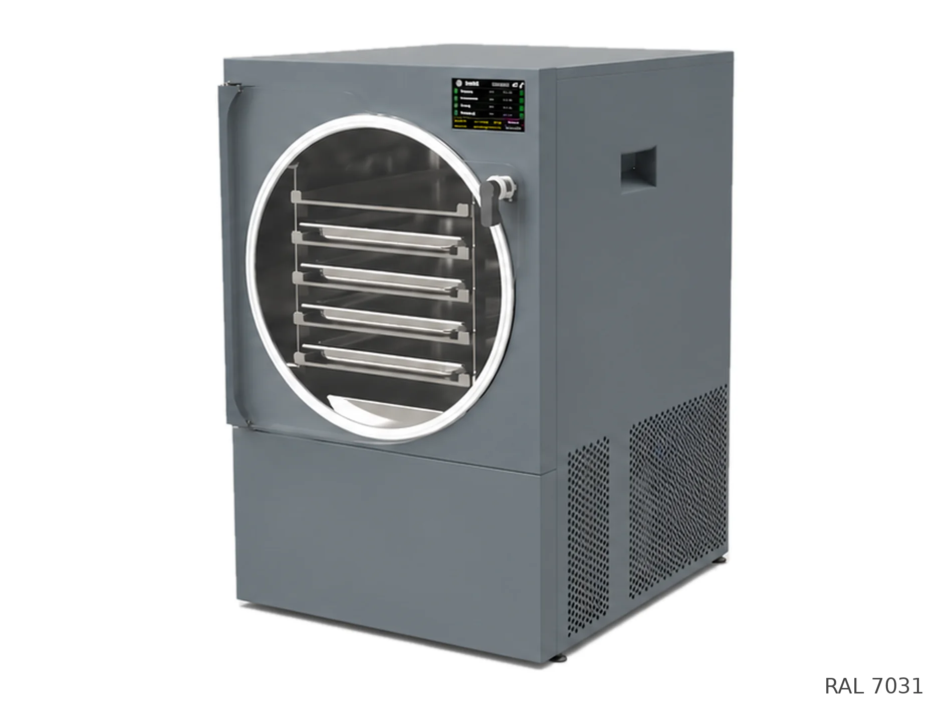 LEO-004 freeze dryer — RAL 7031 finish