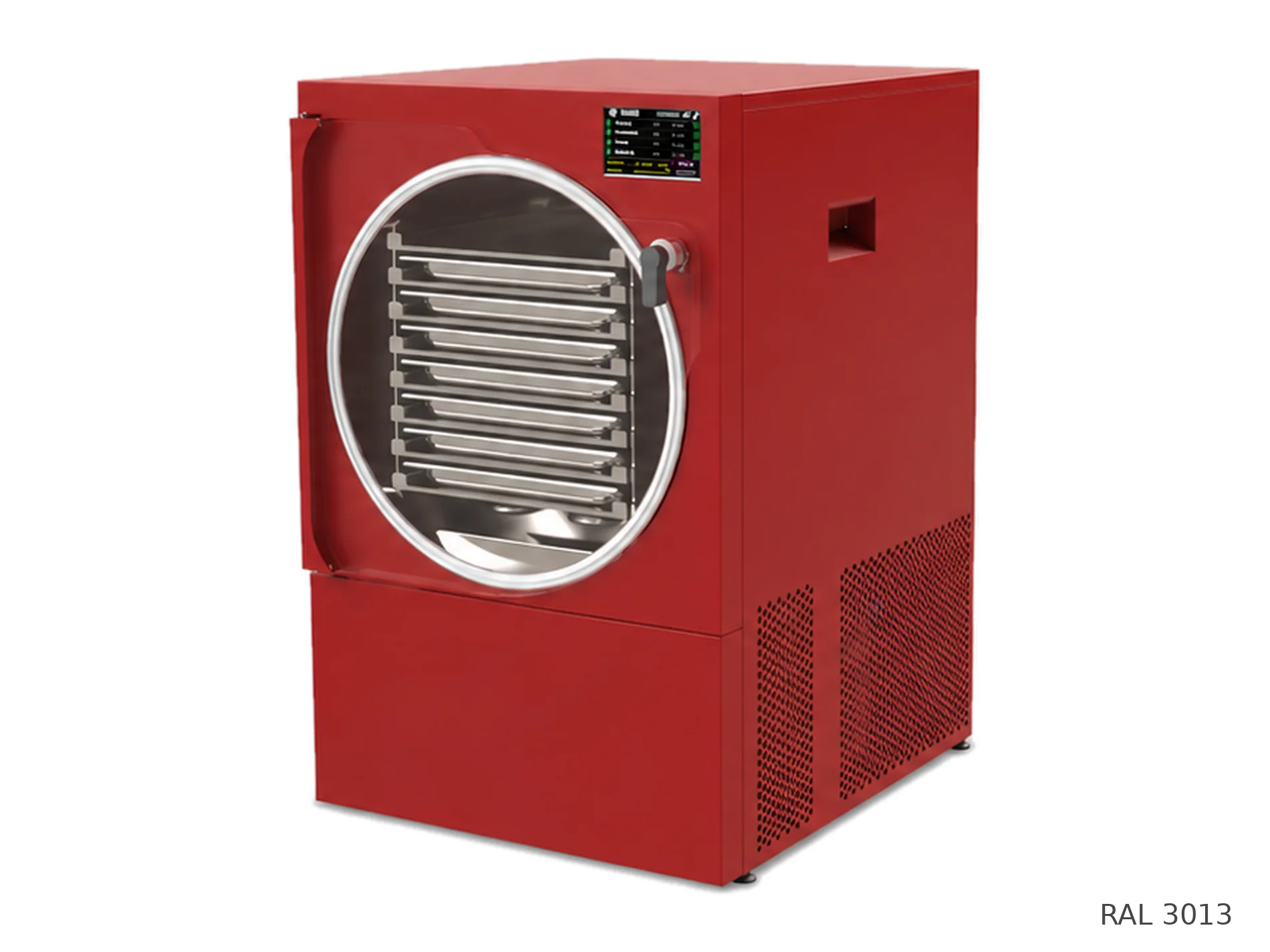 LEO-004L freeze dryer — RAL 3013 finish