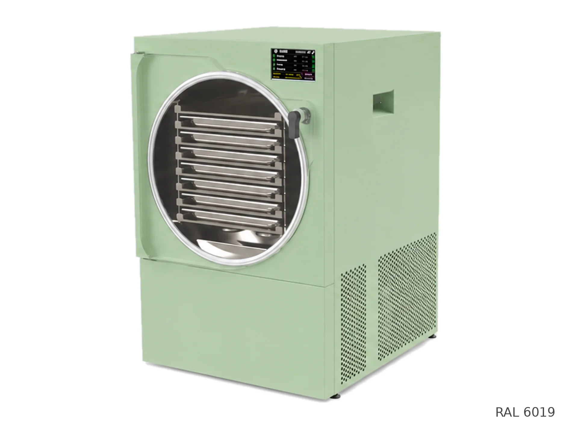 LEO-004L freeze dryer — RAL 6019 finish