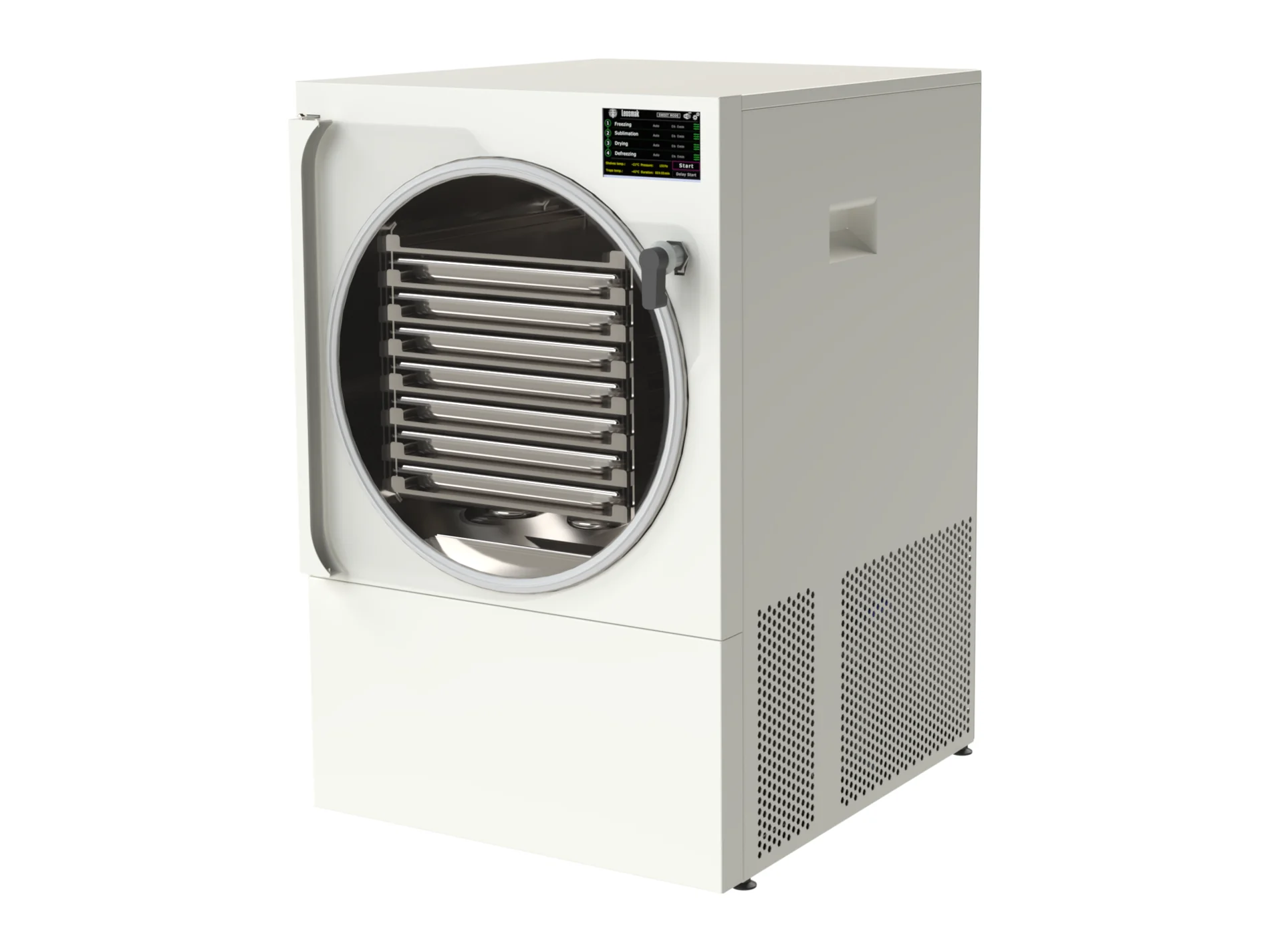 LEO-004L — Compact freeze dryer, Traffic White