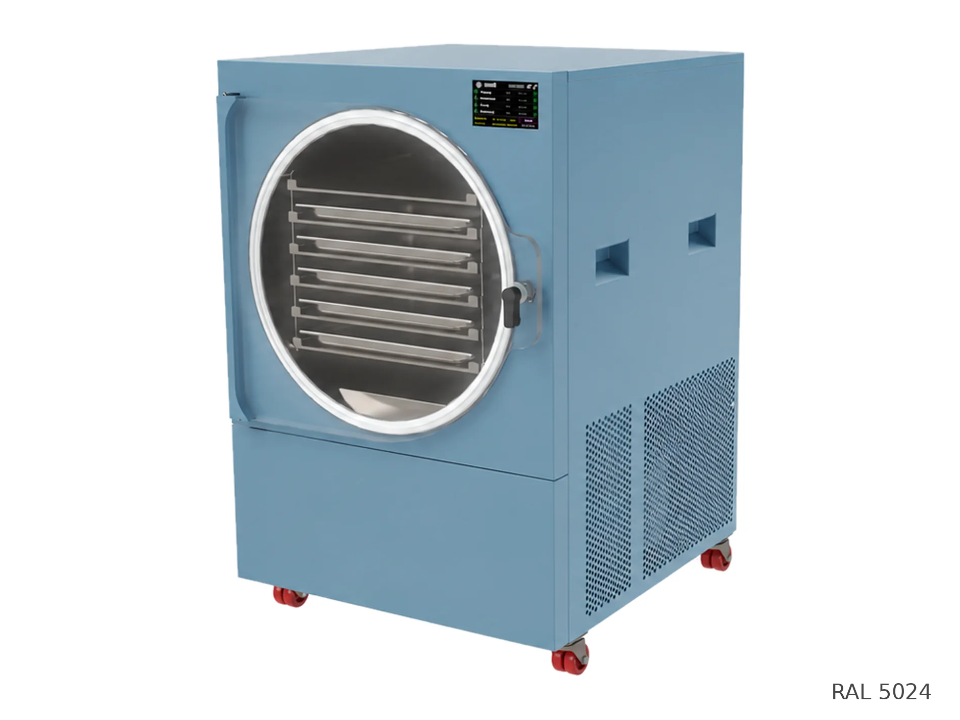 LEO-007 freeze dryer — RAL 5024 finish