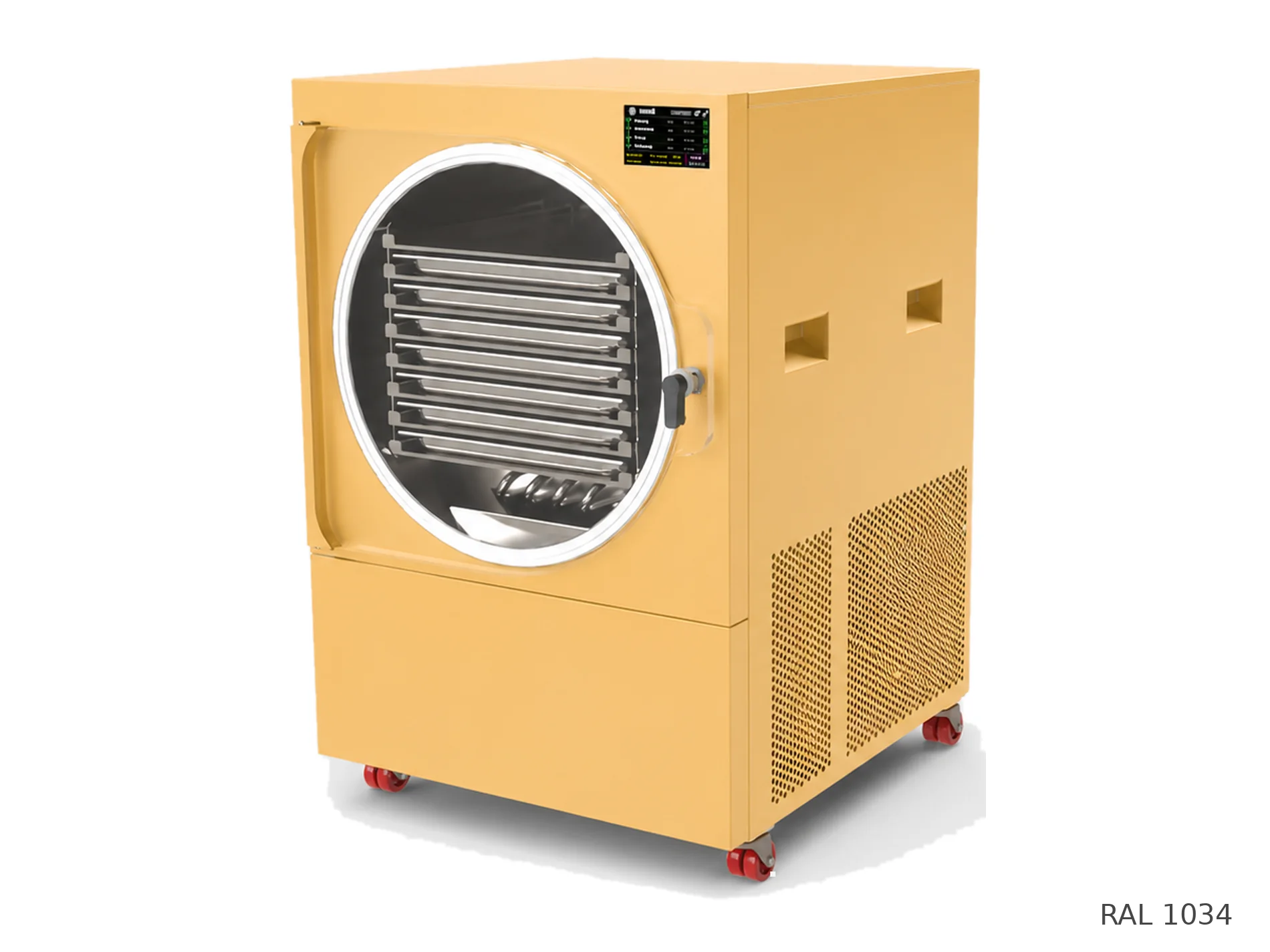 LEO-007L freeze dryer — RAL 1034 finish