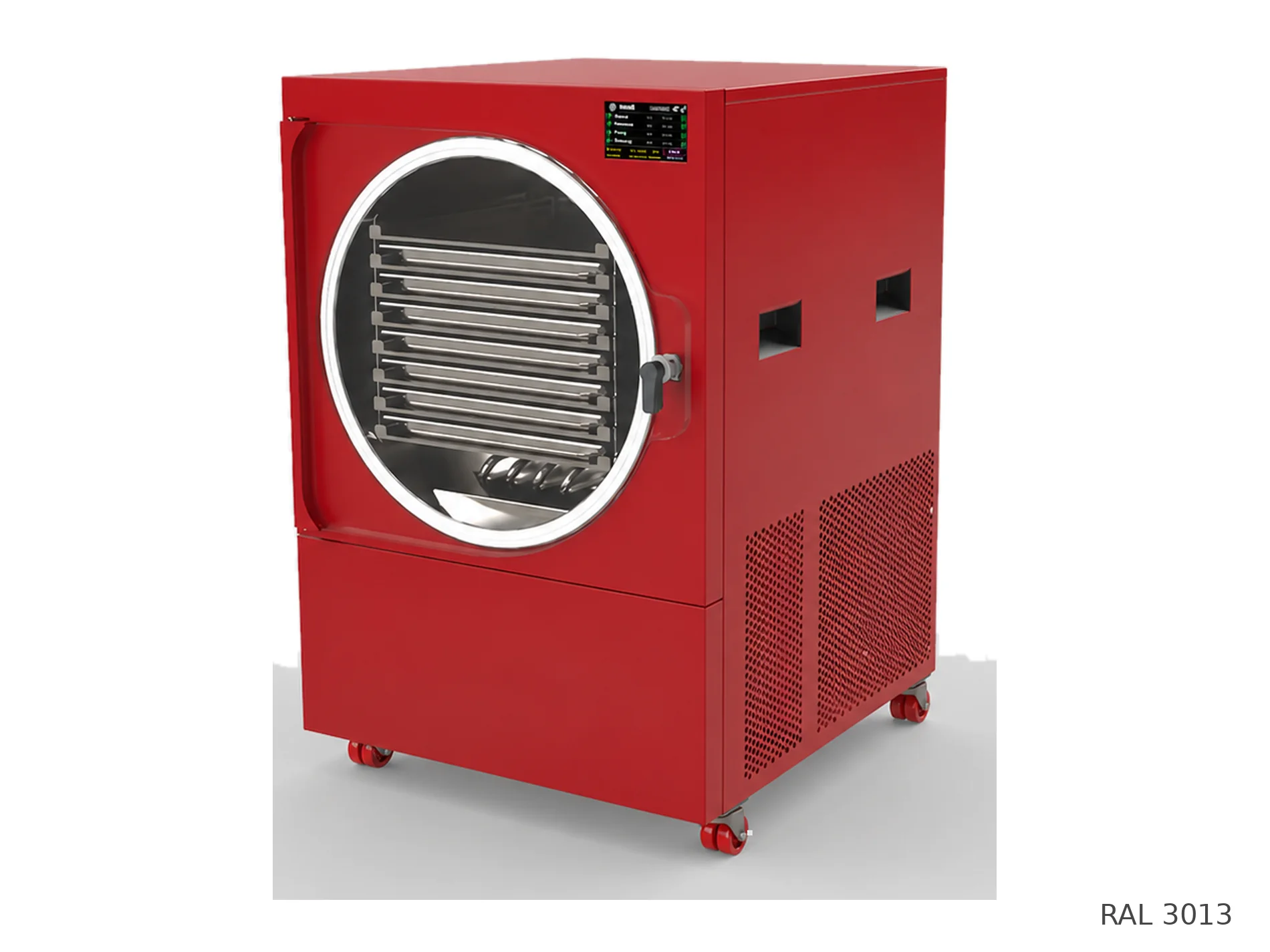 LEO-007L freeze dryer — RAL 3013 finish