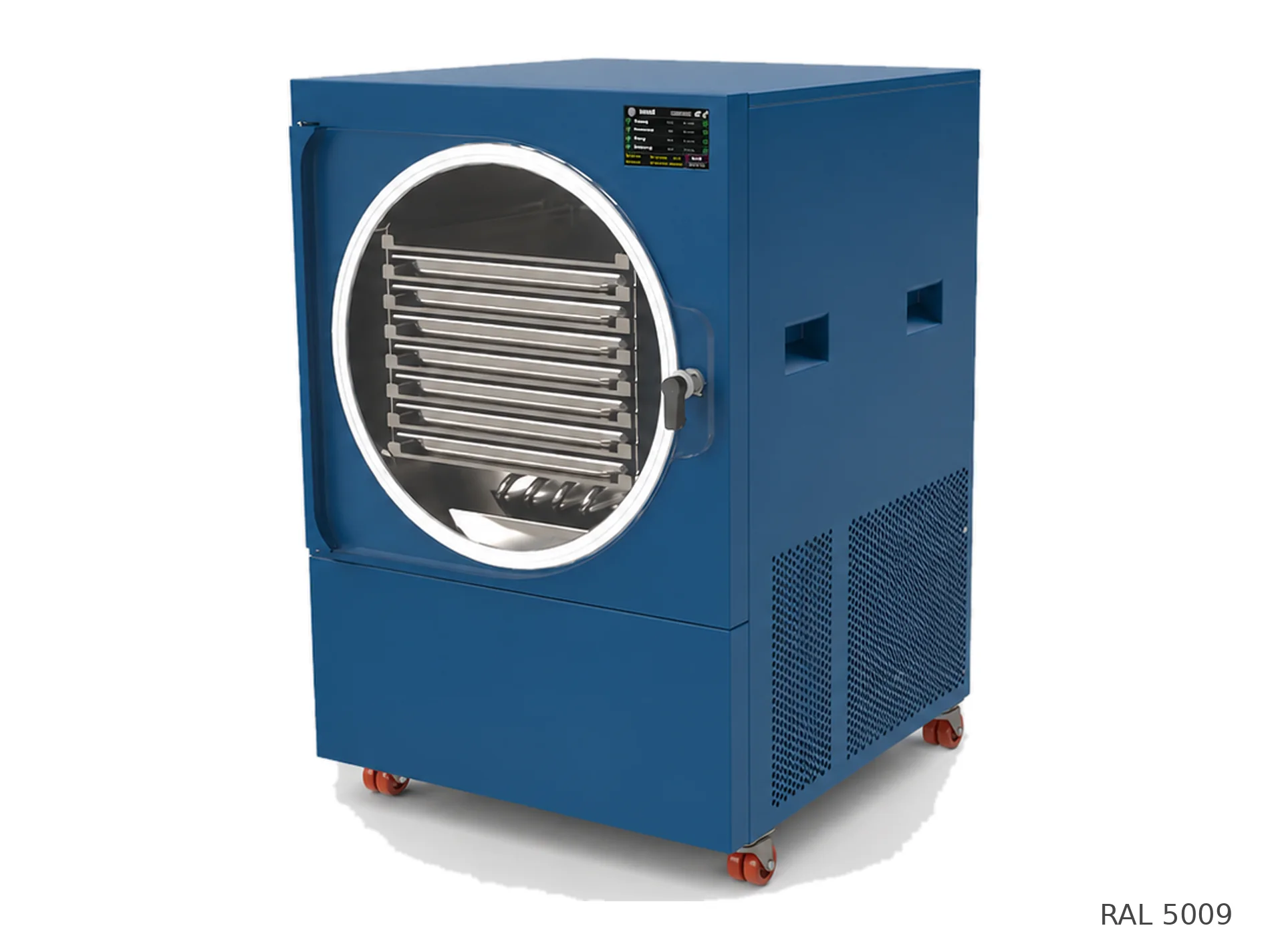 LEO-007L freeze dryer — RAL 5009 finish