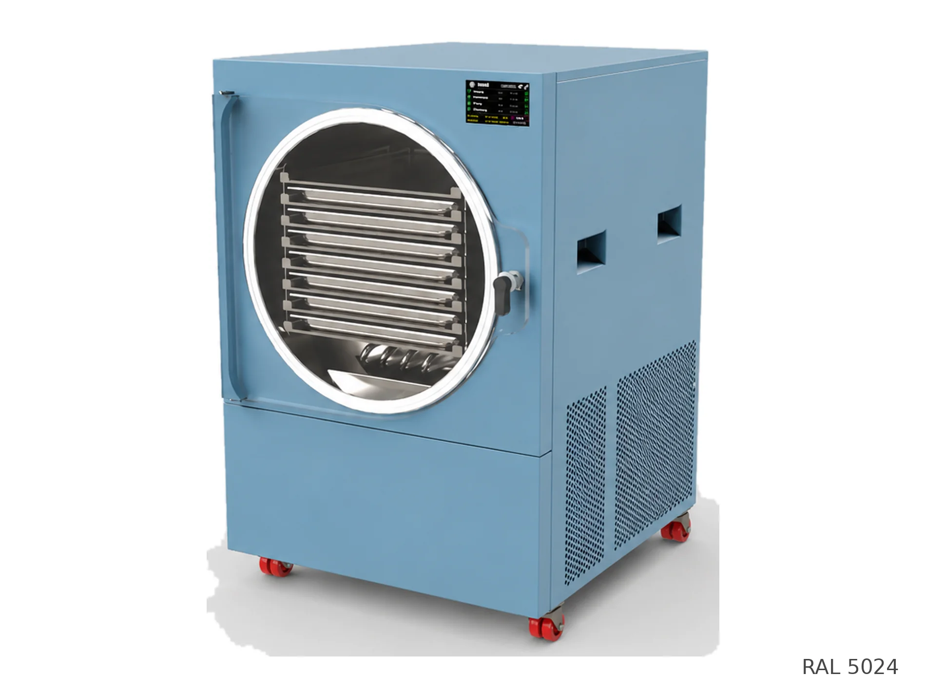 LEO-007L freeze dryer — RAL 5024 finish