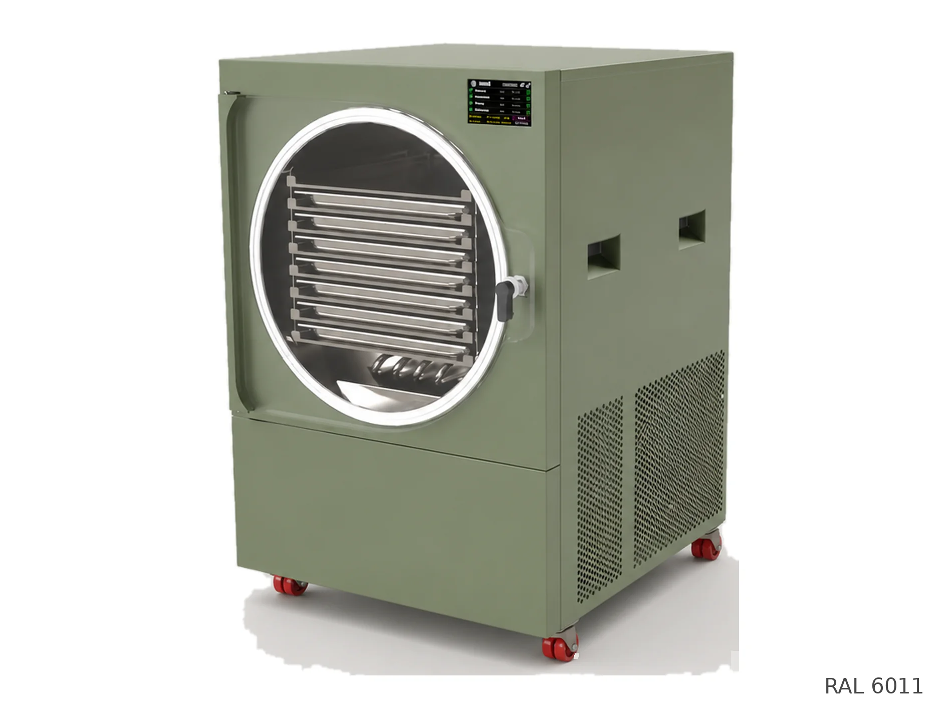 LEO-007L freeze dryer — RAL 6011 finish
