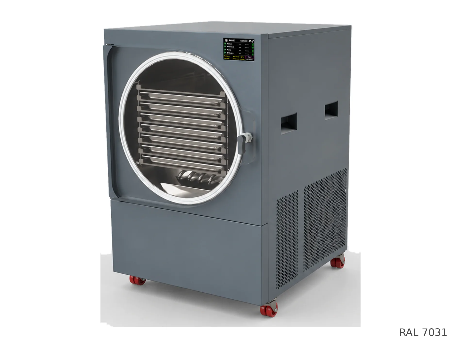 LEO-007L freeze dryer — RAL 7031 finish