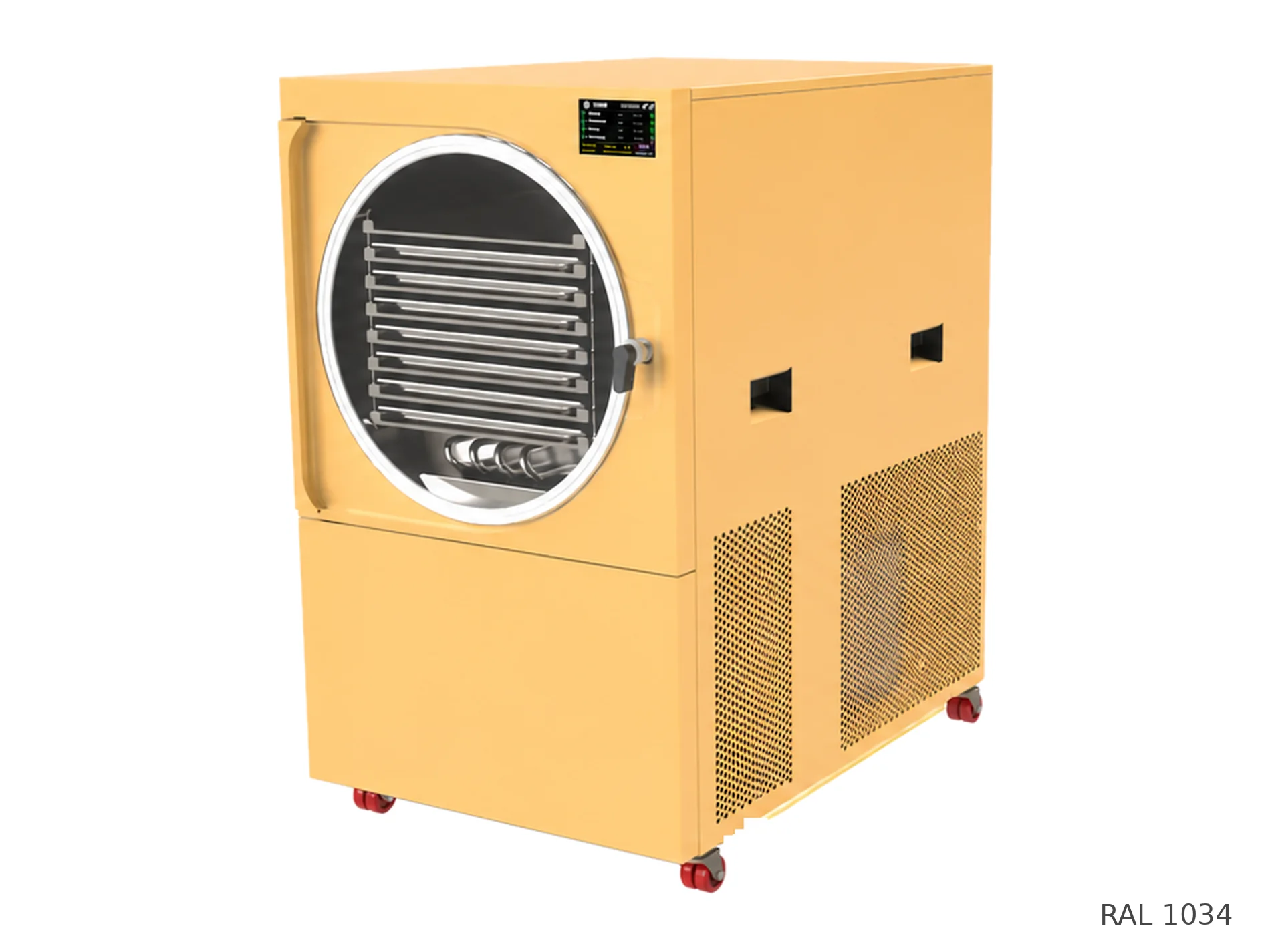 LEO-010L freeze dryer — RAL 1034 finish