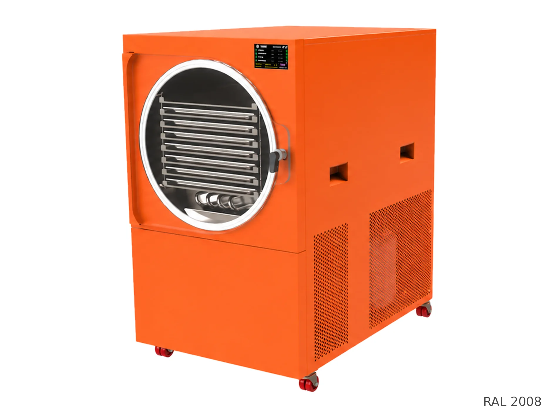 LEO-010L freeze dryer — RAL 2008 finish
