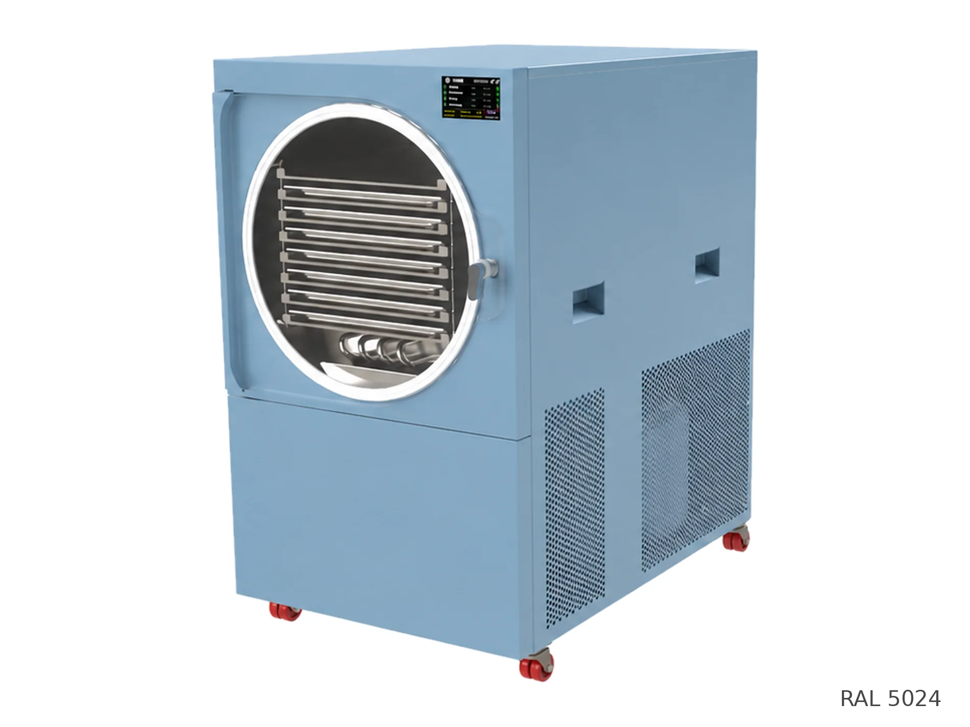 LEO-010L freeze dryer — RAL 5024 finish